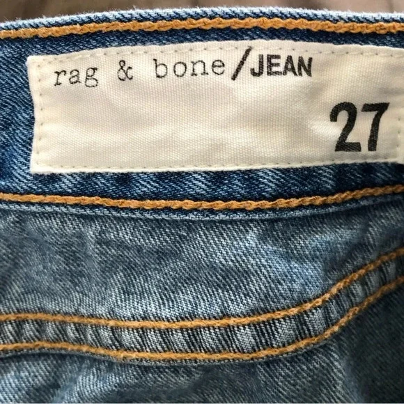 Rag and Bone Distressed Denim Shorts 27 - Picture 7 of 8